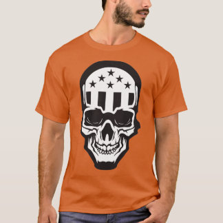 Americana Skull BW T Shirt