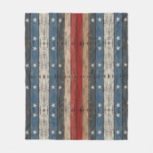 Americana/Stjärnor Ränder/Patriotisk Fleecefilt