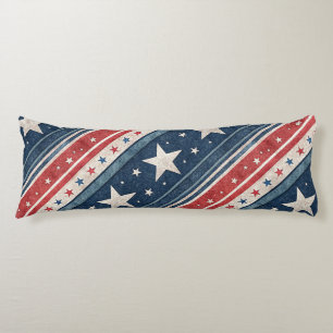 Americana/Stjärnor Ränder/Patriotisk Kroppskudde