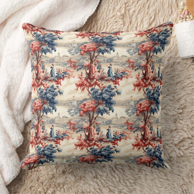 Americana Trädgård Toile  Kudde (Filt)