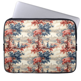 Americana Trädgård Toile Laptop Fodral