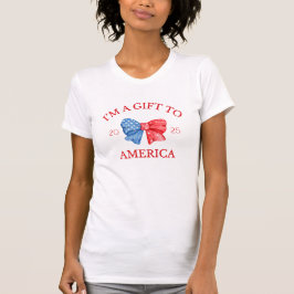 Americana Womens Shirt | Jag är en gåva till Ameri T Shirt
