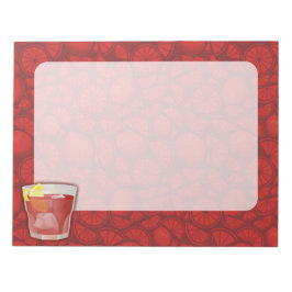 Americano cocktail anteckningsblock