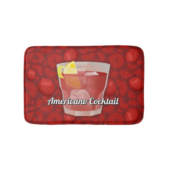 Americano cocktail badrumsmatta (Framsidan)
