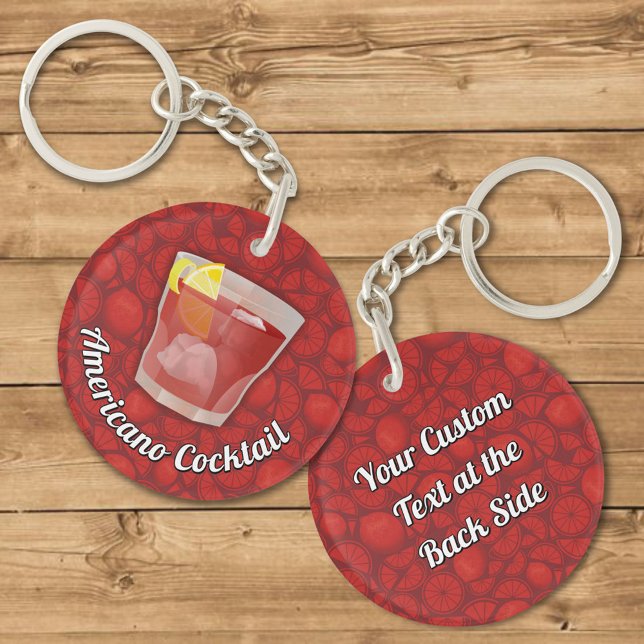 Americano Cocktail Keychain (Skapare uppladdad)