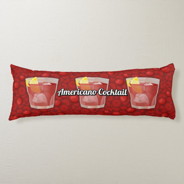 Americano Cocktail Kroppskudde (Framsidan)