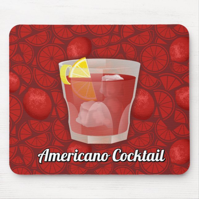 Americano cocktail musmatta (Framsidan)