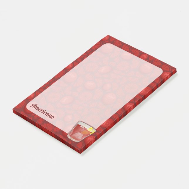 Americano Cocktail Post-it Block (Vinklad)