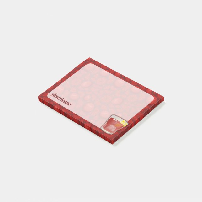 Americano Cocktail Post-it Block (Vinklad)