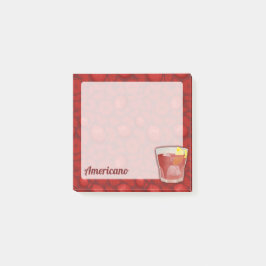 Americano Cocktail Post-it Block