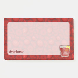 Americano Cocktail Post-it Block
