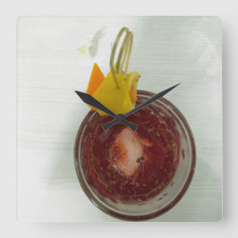 Americano Fyrkantig Klocka