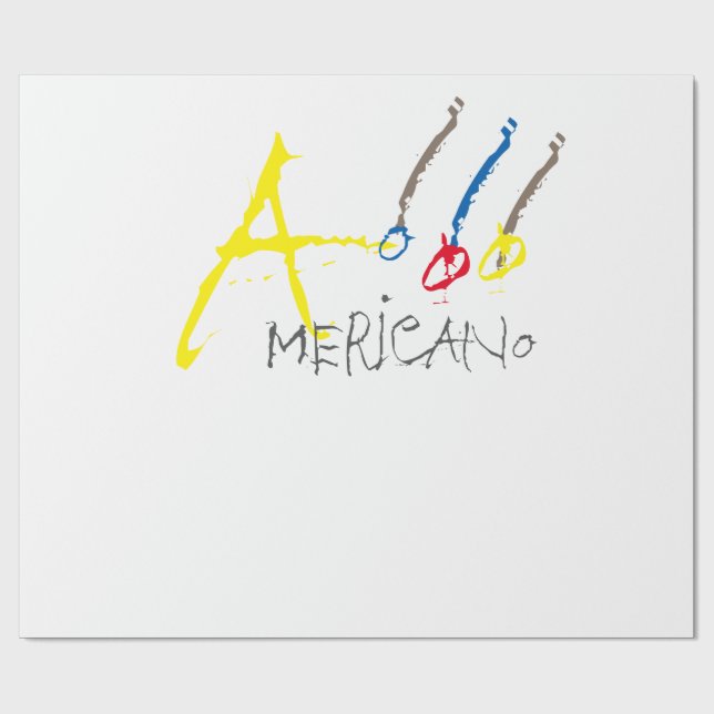 Americano Presentpapper (Platt)