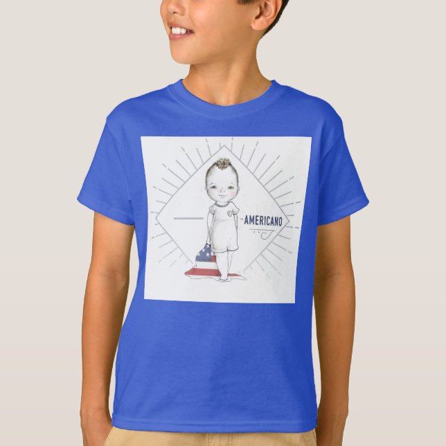 Americano Raglan T-shirt (Framsida)