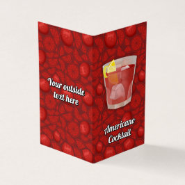 Americano Recipe Visitkort