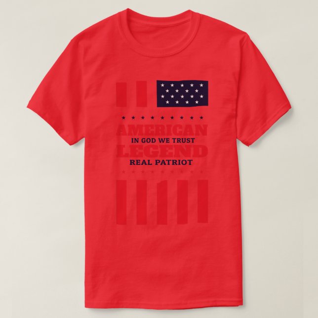 AmericanReal Patriot T Shirt (Design framsida)