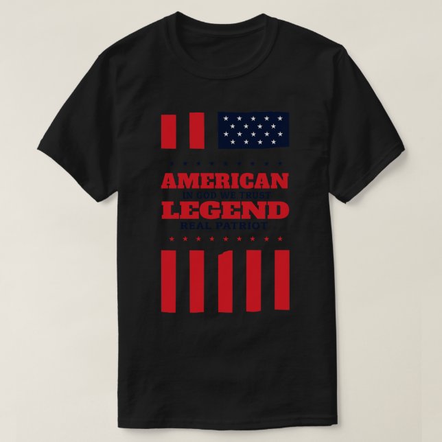 AmericanReal Patriot T Shirt (Design framsida)