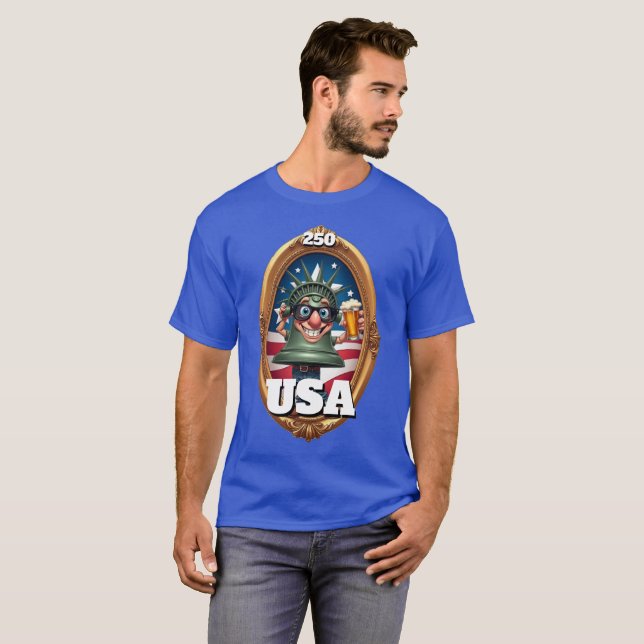America's 250th Anniversary 4th of July 2026 T Shirt (Hel framsida)