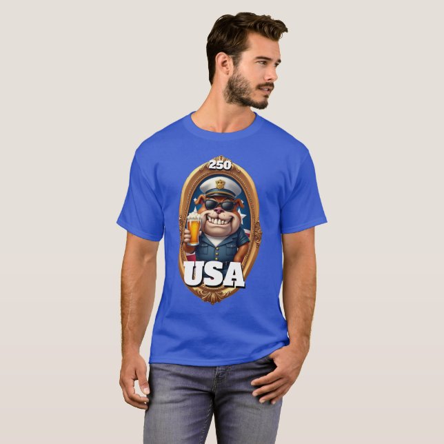 America's 250th Anniversary 4th of July 2026 T Shirt (Hel framsida)