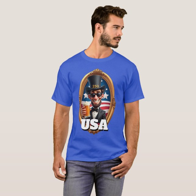 America's 250th Anniversary 4th of July 2026 T Shirt (Hel framsida)