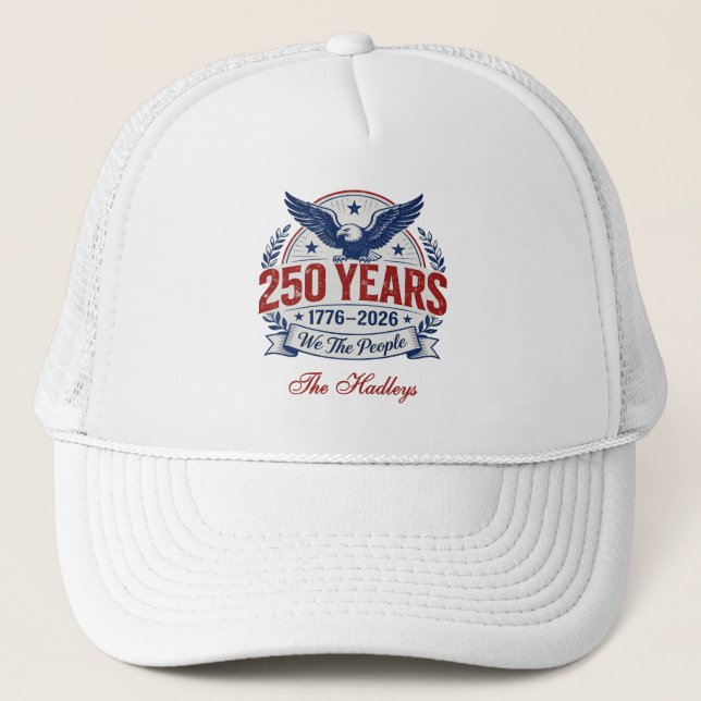 America's 250th Anniversary Name Keps (Framsida)