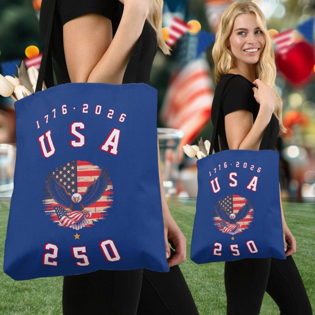 America's 250th Anniversary USA 250 1776 2026 Tygkasse (Skapare uppladdad)