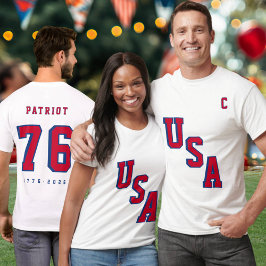 America's 250th Anniversary USA Hockey Jersey  T Shirt
