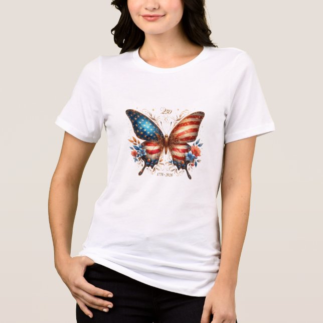 America's 250th Birthday Anniversary 1776 2026 T Shirt (Framsida)