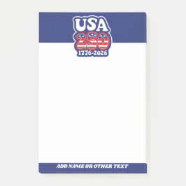 America's 250th Birthday - Groovy USA 250 Post-it Block