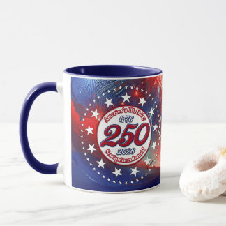 America's 250th Birthday Semiquin Graphic Fire Wh Mugg