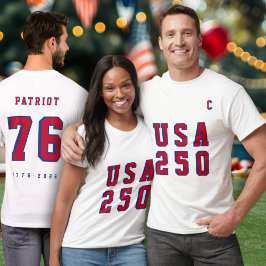 America's 250th USA 250 Event Name Party Jersey   T Shirt