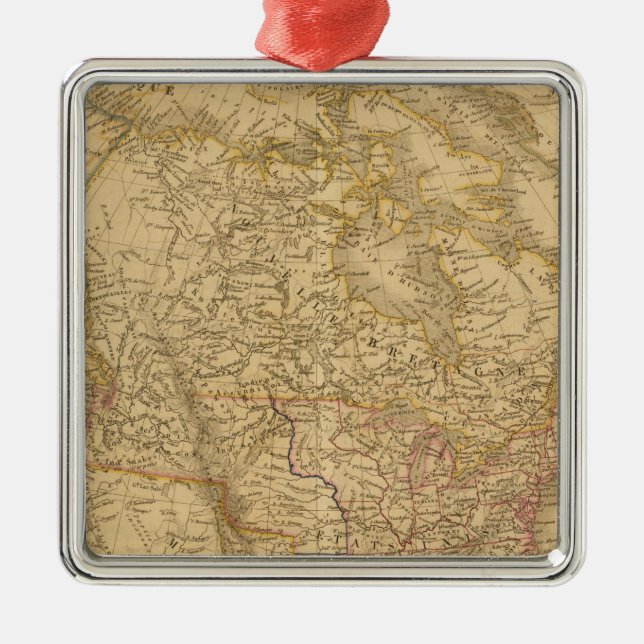 Americas 2 julgransprydnad metall (Framsidan)