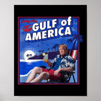 Americas Bukt Mexiko, president Sombrero, sommar Poster
