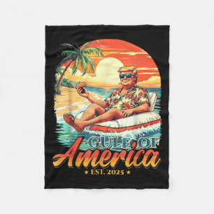 Americas Bukt Trump 2024 Retro Beach USA m Fleecefilt