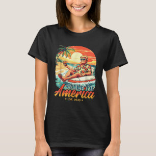 Americas Bukt Trump 2024 Retro Beach USA m T Shirt