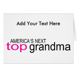 Americas därefter överträffar mormor hälsningskort
