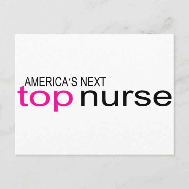 Americas Next Top Nurse Vykort (Framsida)