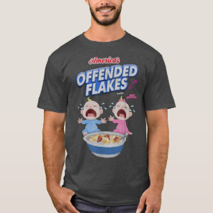 Americas Offended Flakes Funny SnowFlake T Shirt