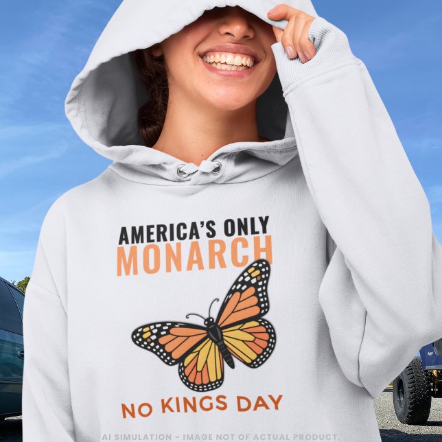America's Only Monarch Butterfly • No Kings Day T Shirt (Skapare uppladdad)