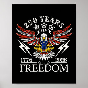 Americas Semi Quincentennial 250-årsfirandet KOM Poster