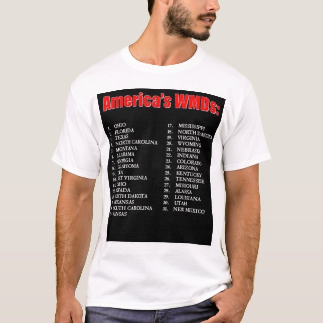 Americas WMDs Tee (Framsida)