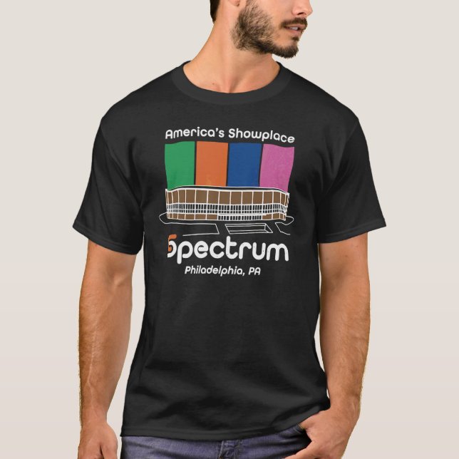Americau2019s Showplace Spectrum Philadelphia Pa T Shirt (Framsida)