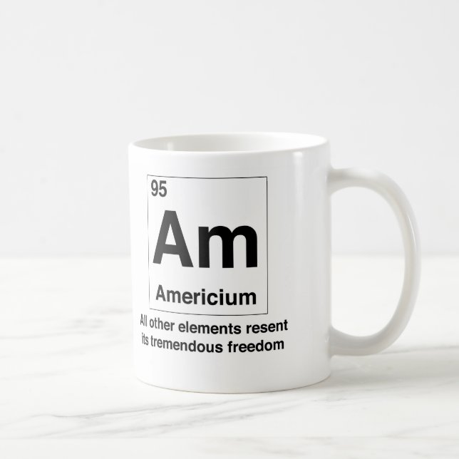 Americiummugg Kaffemugg (Höger)