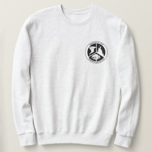 AmeriCorps St Louis ERT Crewneck tröja Lång Ärmad Tröja (Design framsida)