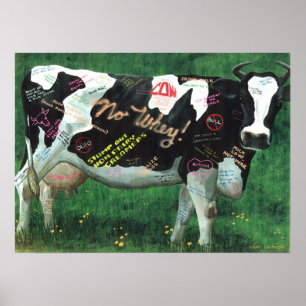 'AmeriCOW grafitti Poster
