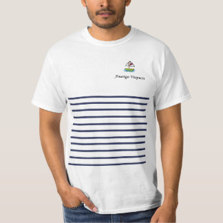 Amerigo Vespucci fodrade T-tröja T-shirt