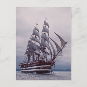 Amerigo Vespucci", Italien Vykort