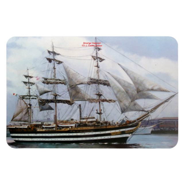 Amerigo Vespucci Magnet (Horisontell)