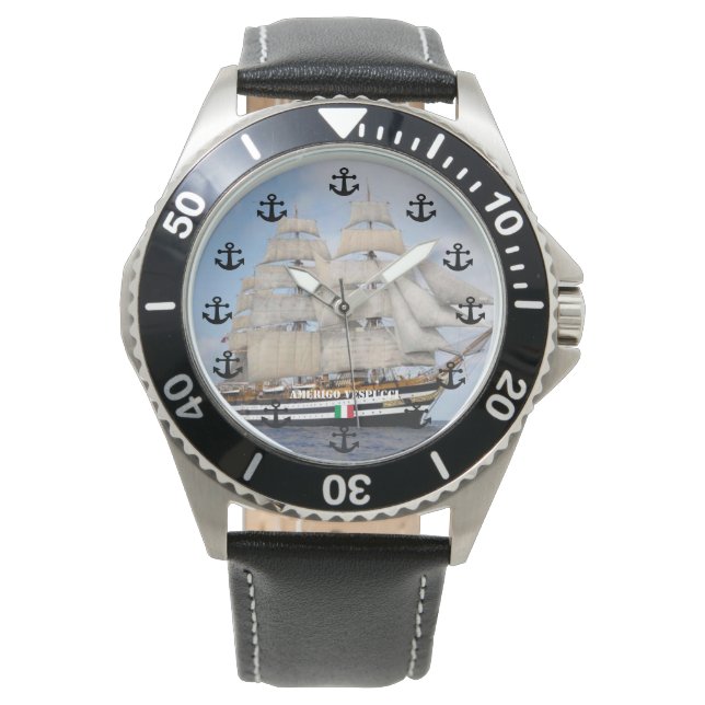 Amerigo Vespucci Tall Frakt Wrist Watch Armbandsur (Framsida)