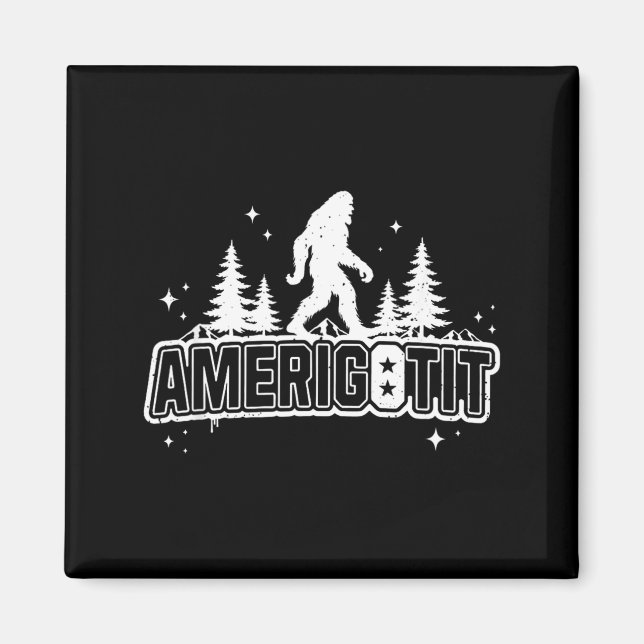 Amerigotit Funny Meme T 2025  Magnet (Framsidan)